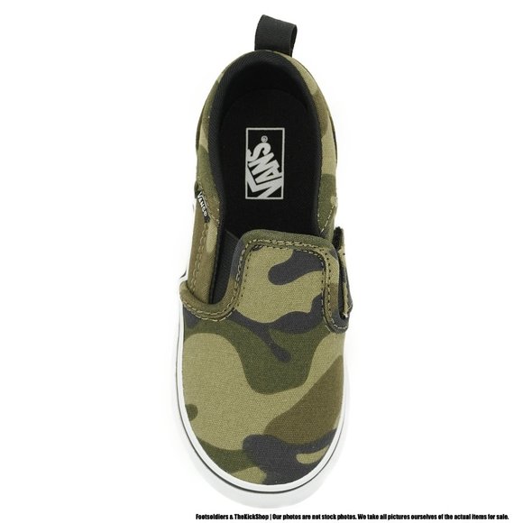 VANS Asher V (Camo) Toddler Sneakers - Picture 3 of 7